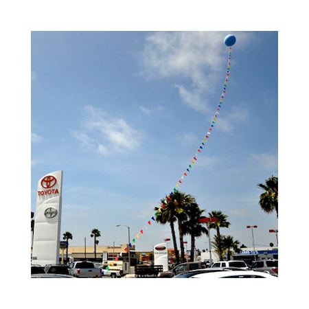 Ez Line 105' Balloon Pennant, To Be Ties To Helium Balloons 363